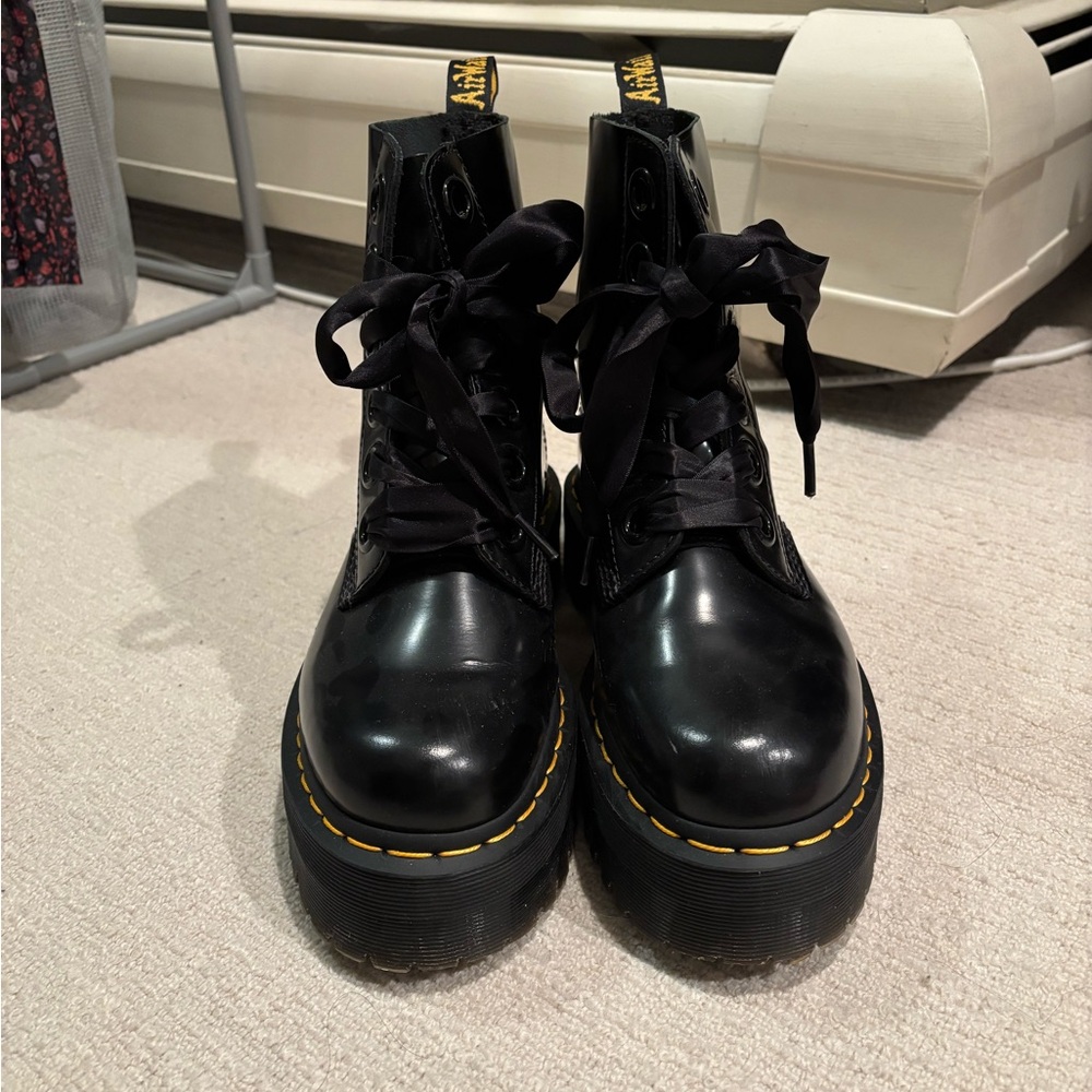 Dr. Martens Black Platform Boots